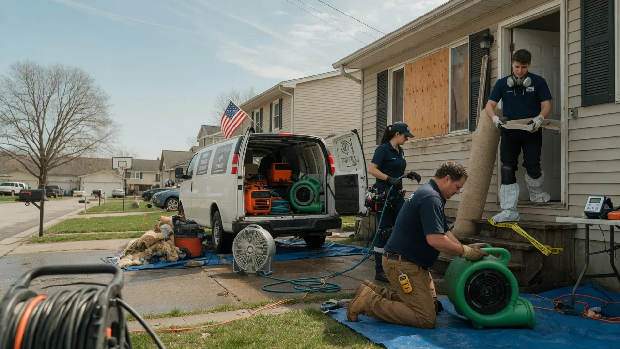 Water Damage Restoration in Manhattan, KS near me